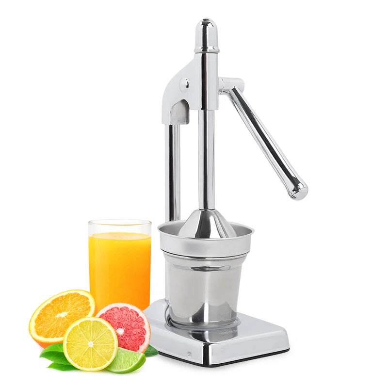 Manual Citrus Juicer Hand Press Juice Extractor Heavy-Duty Anti-Slip Base for Stability