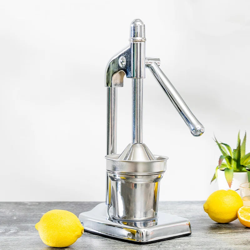 Manual Citrus Juicer Hand Press Juice Extractor Heavy-Duty Anti-Slip Base for Stability